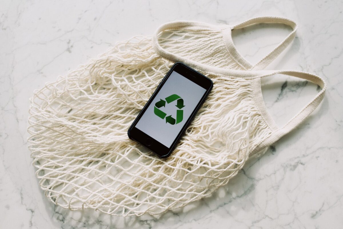 How does recycling electronics help create sustainability within the industry?